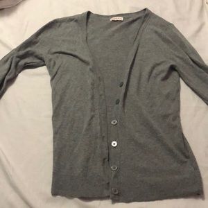 Grey cardigan